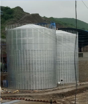 玉树粮食钢板仓的安装全过程不用热焊接