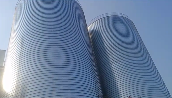 玉树2座混凝土高架卷板仓